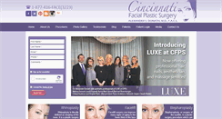 Desktop Screenshot of cincyfacialplastics.com